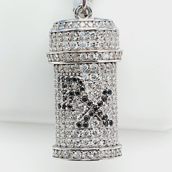 "925 Sterling Silver Cubic Zircon Pendant, UU1P7A7111 - Picture 3 of 11